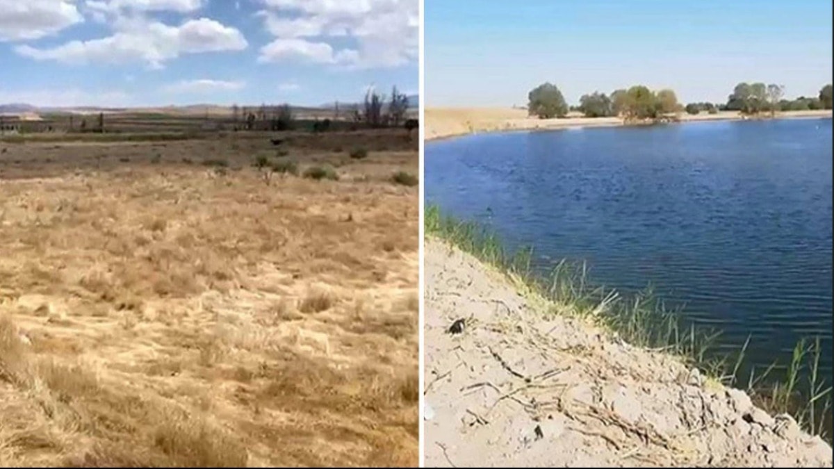 Emirdağ'daki Pınarbaşı Göleti'nde Su Tamamen Kurudu, Canlılar Yok Oldu