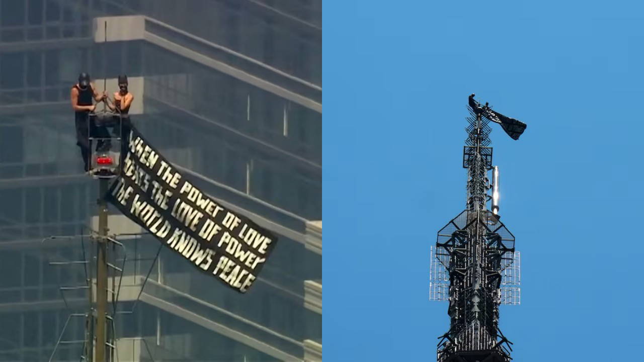 Empire State'in zirvesinde evlilik teklifi: Rus çift gözaltına alındı