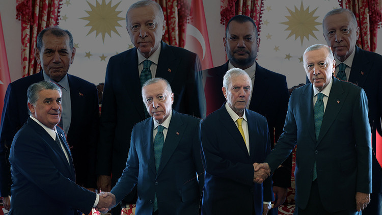 Erdoğan, 4 Büyük Kulübün Başkanını Dolmabahçe'de Ağırladı