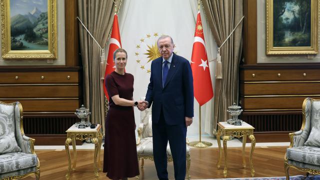 Erdoğan AB'nin Yeni Temsilcisi Kallas'ı Kabul Etti