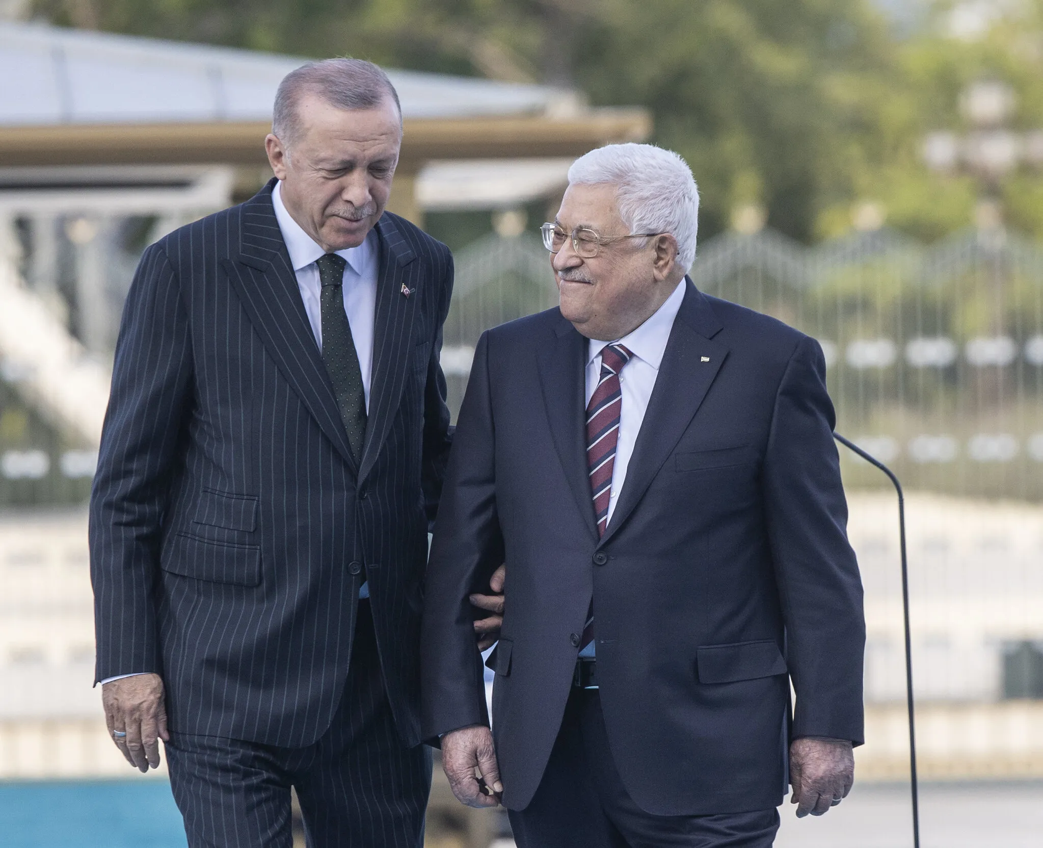 Erdoğan ve Abbas Külliye'de Buluşuyor
