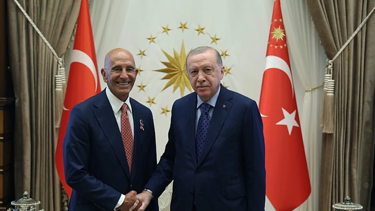 Erdoğan, ABD Büyükelçisi Barrack'ı Kabul Etti