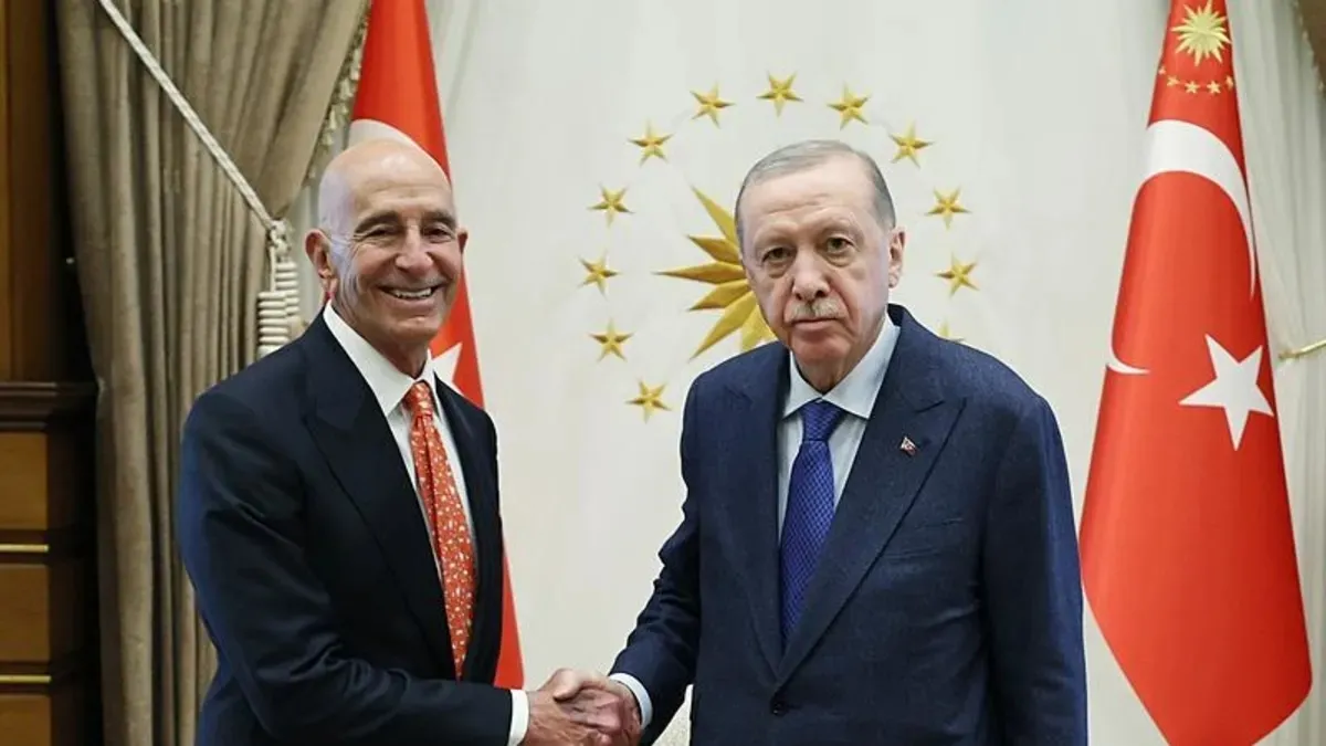 Erdoğan, ABD Büyükelçisi Tom Barrack'ı Kabul Etti