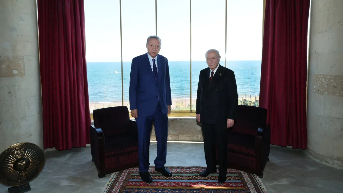 Erdoğan ve Bahçeli Ahlat'ta Kritik Zirvede Buluştu