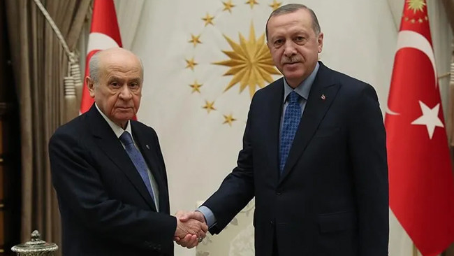 Erdoğan ile Bahçeli Cumhurbaşkanlığı Külliyesi'nde Bir Araya Geliyor