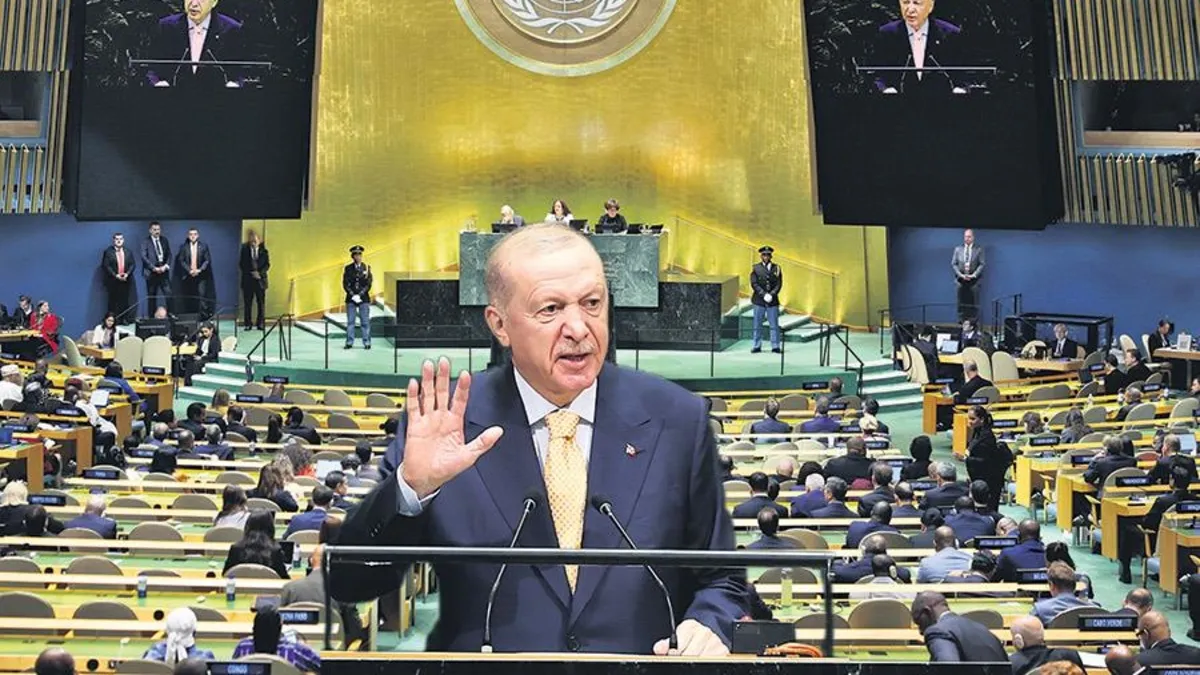 Erdoğan BM'de Filistin mesajıyla küresel vicdanı harekete geçirdi