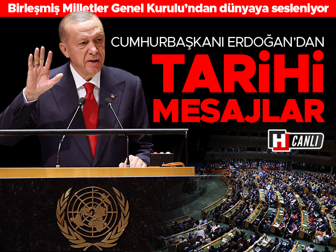 Erdoğan BM'de dünya liderlerine hitap etti