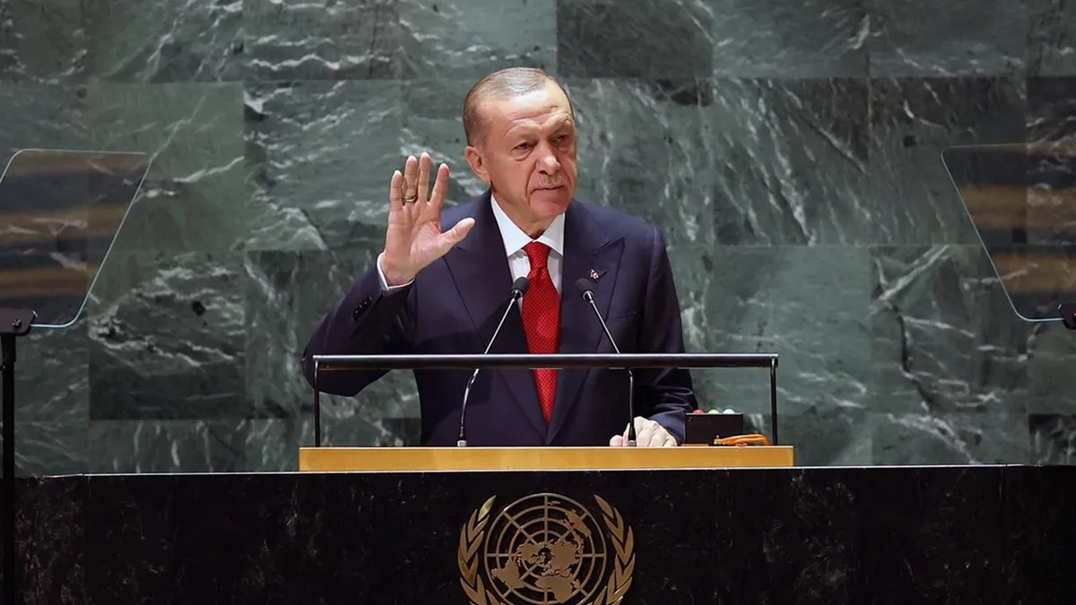 Erdoğan BM Genel Kurulu'nda: "Dünya Beşten Büyüktür