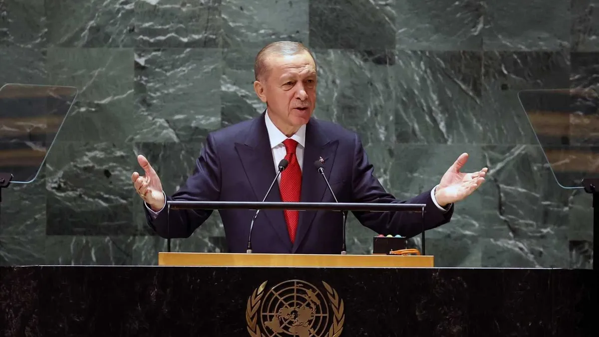 Erdoğan BM Genel Kurulu'nda: Küresel Vicdanın Sesi Olacak