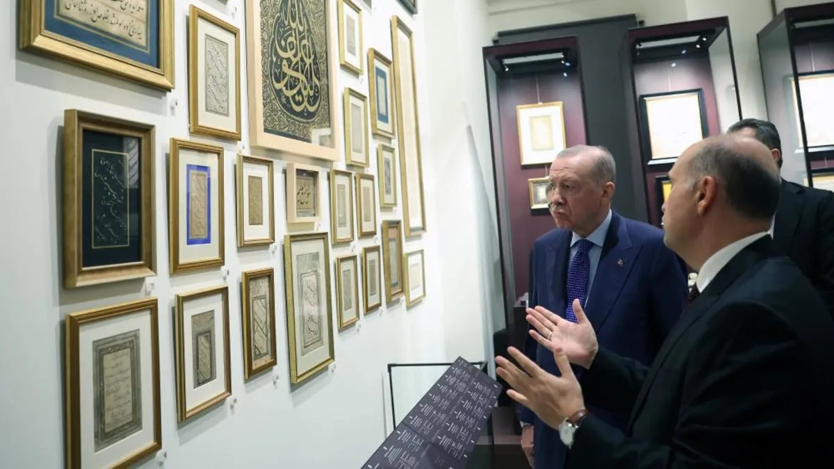 Erdoğan, Darphane-i Amire Müzeleri'ni gezdi