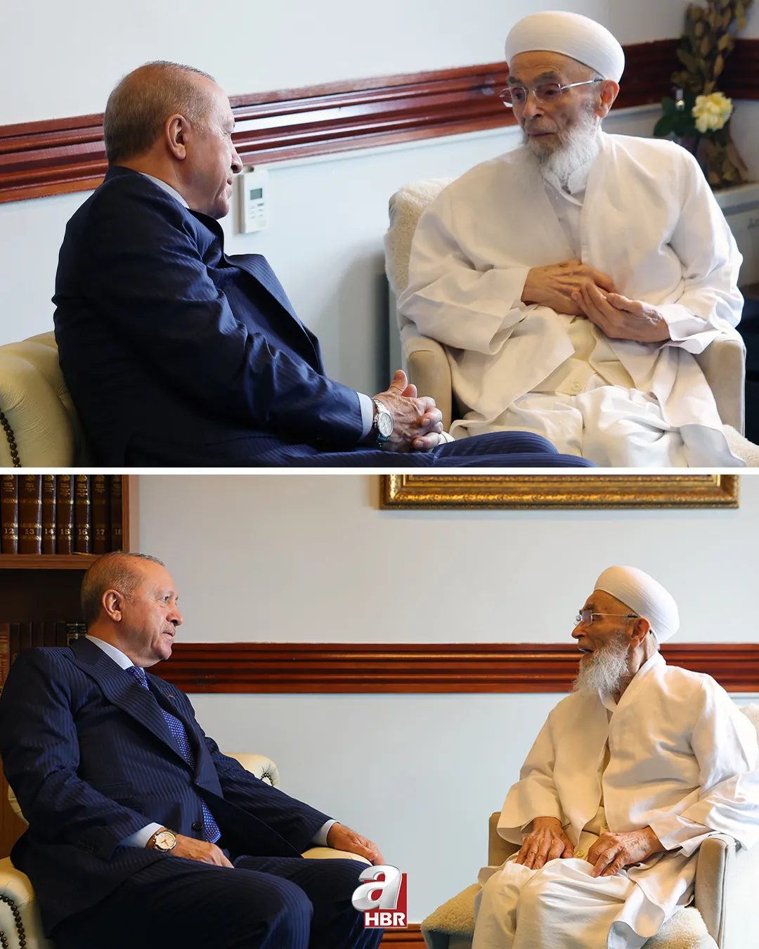 Erdoğan Emir Buhari Tekkesi'nde Ali Kemal Hut ile buluştu