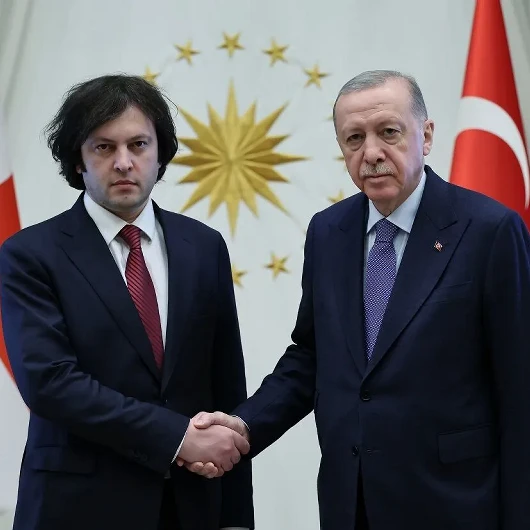 Erdoğan, Gürcistan Başbakanı Kobakhidze'yi Ağırladı