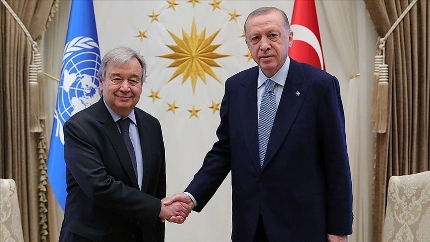 Erdoğan-Guterres görüşmesinde Gazze ve iklim krizi masada