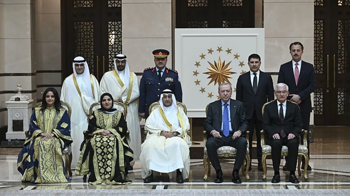 Erdoğan Güven Mektubu Kabul Töreni Düzenledi