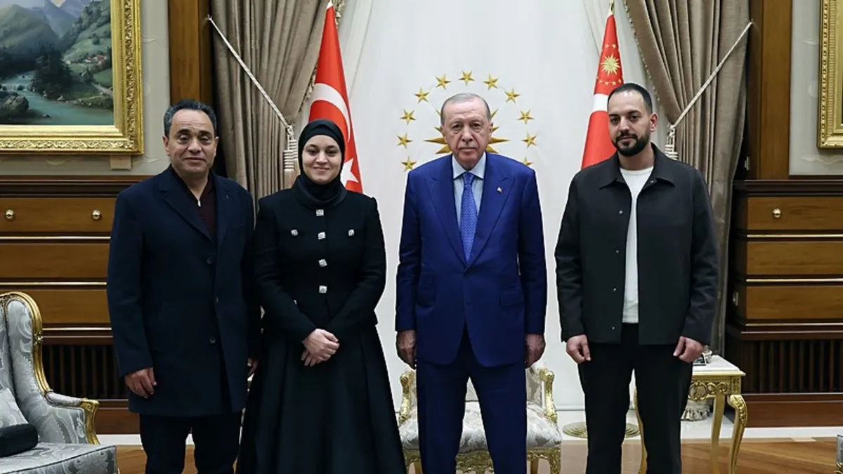 Erdoğan, Hind Rajab'ın ailesini Küllüye'de ağırladı