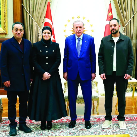 Erdoğan, Hind Receb'in ailesini kabul etti