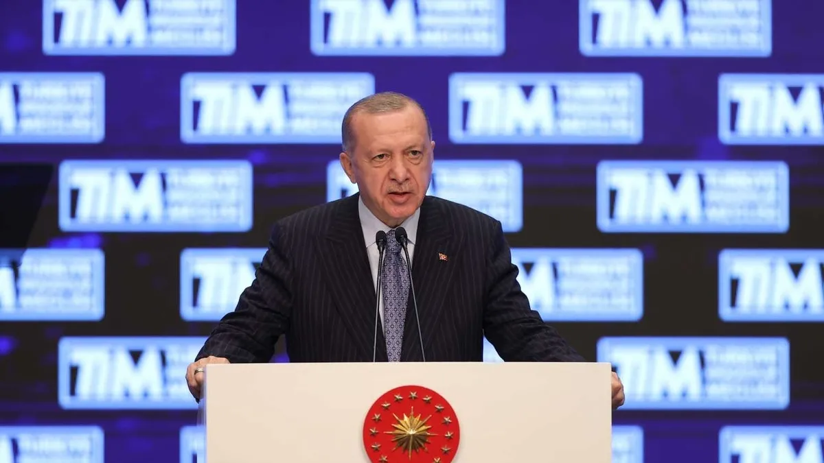 Erdoğan'dan İhracat Şampiyonlarına Övgü: Hedef 300 Milyar Dolar