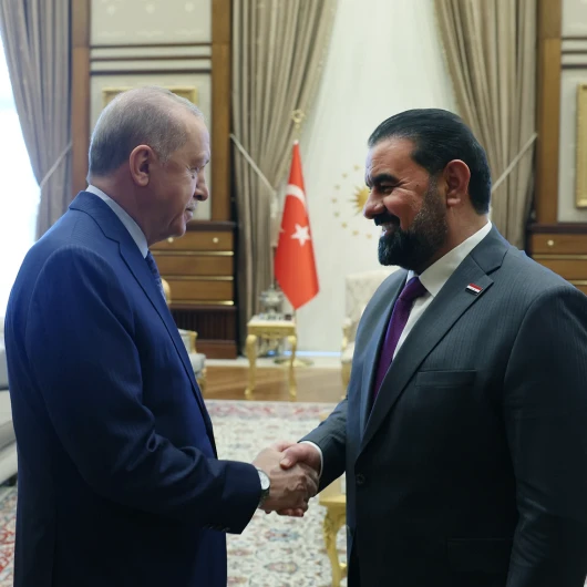 Erdoğan, Irak Meclis Başkanı Halbusi'yi Kabul Etti