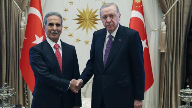 Erdoğan, Irak Yüksek Yargı Konseyi Başkanı Zeydan'ı Kabul Etti