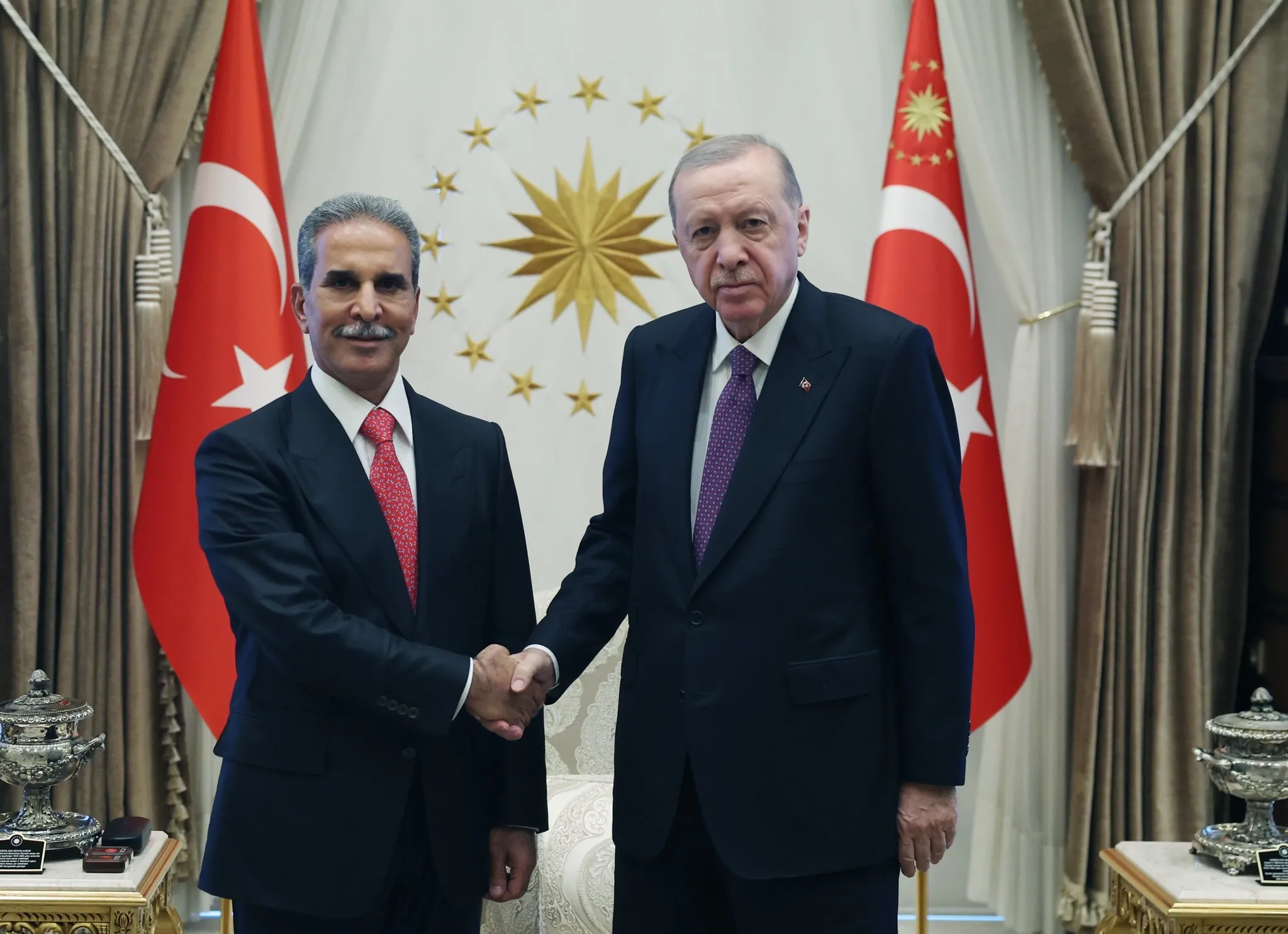 Erdoğan, Irak Yüksek Yargı Konseyi Başkanı Zeydan'ı Kabul Etti