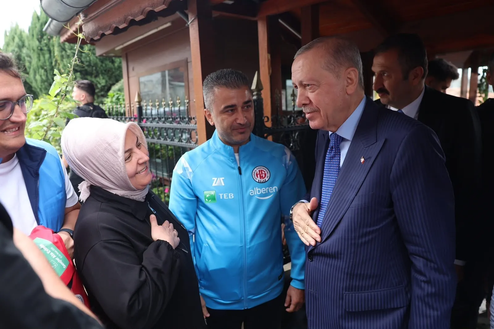 Erdoğan, İstanbul Kastamonuspor Heyetini Kabul Etti