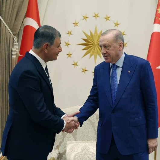 Erdoğan, İzmir Büyükşehir Belediye Başkanı Cemil Tugay'ı Kabul Etti