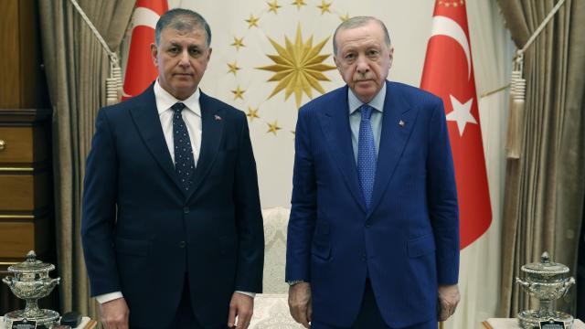 Erdoğan, İzmir Büyükşehir Belediye Başkanı Tugay'ı kabul etti