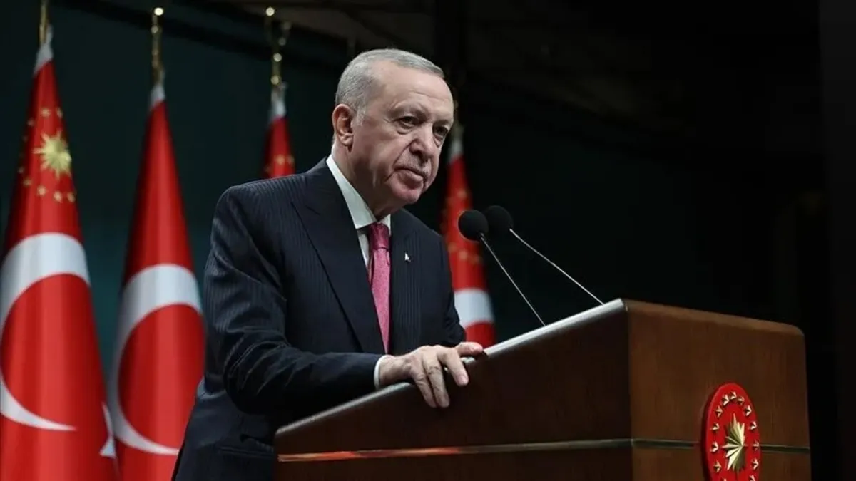 Erdoğan Kabine Toplantısı Sonrası Açıklamalarda Bulundu