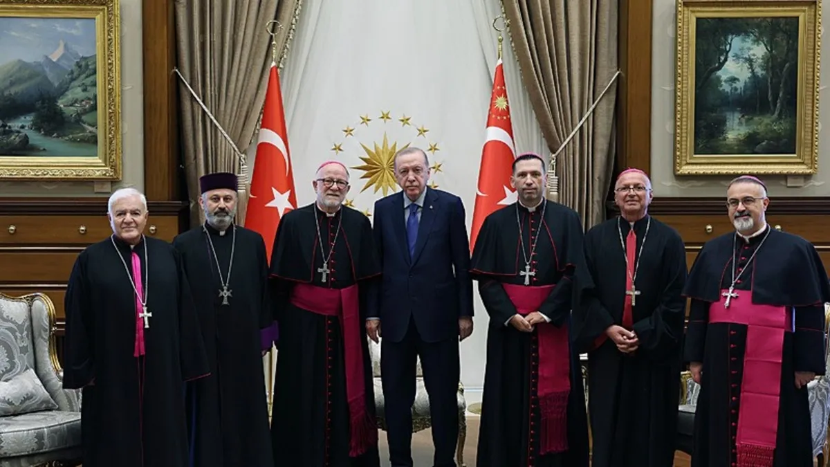 Erdoğan'dan Katolik Episkoposlar Heyetine Kabul
