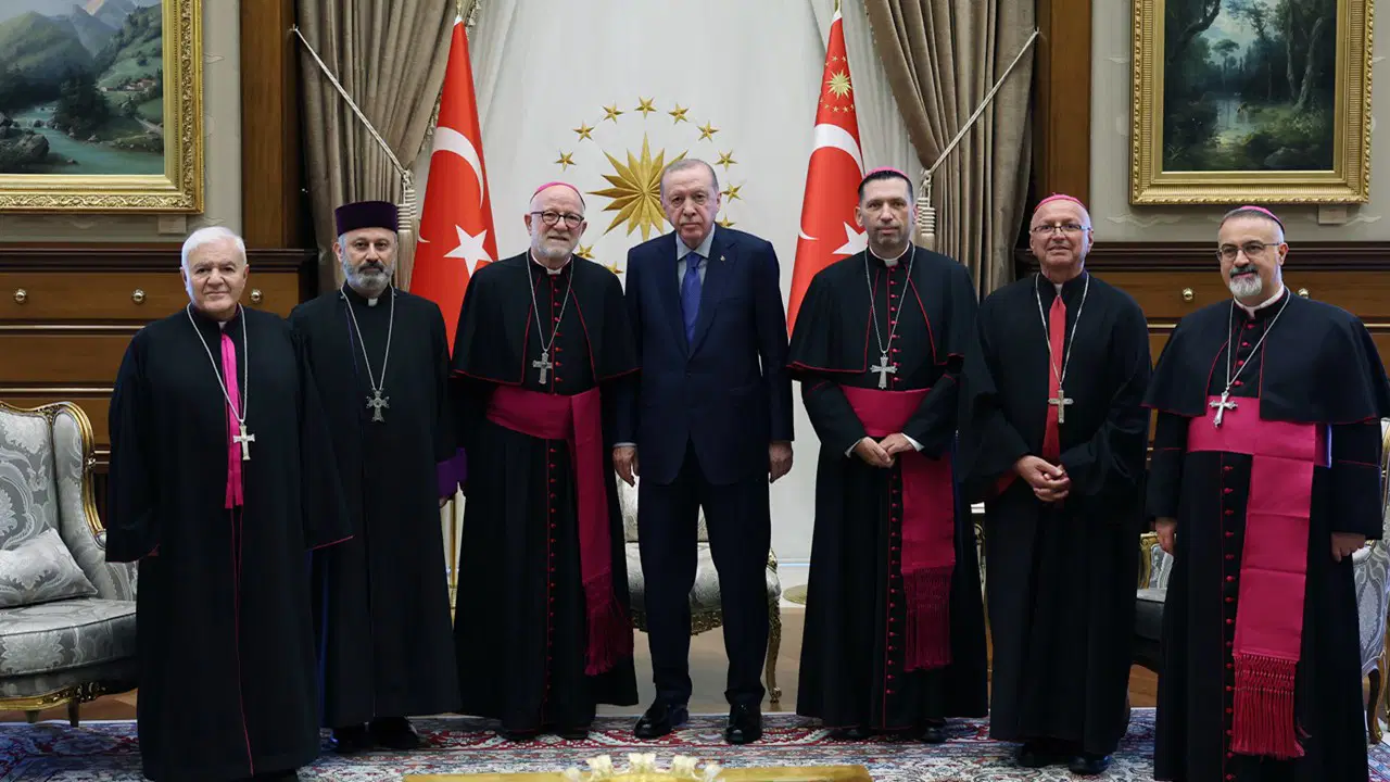 Cumhurbaşkanı Erdoğan, Katolik Episkoposlar Heyetini Kabul Etti