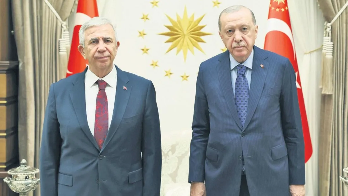 Cumhurbaşkanı Erdoğan, ABB Başkanı Mansur Yavaş'ı kabul etti