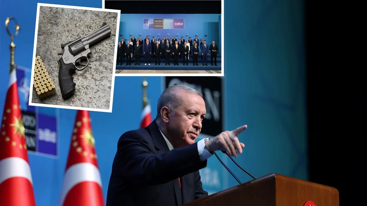 Erdoğan'dan NATO liderlerine özel revolver hediye sürprizi