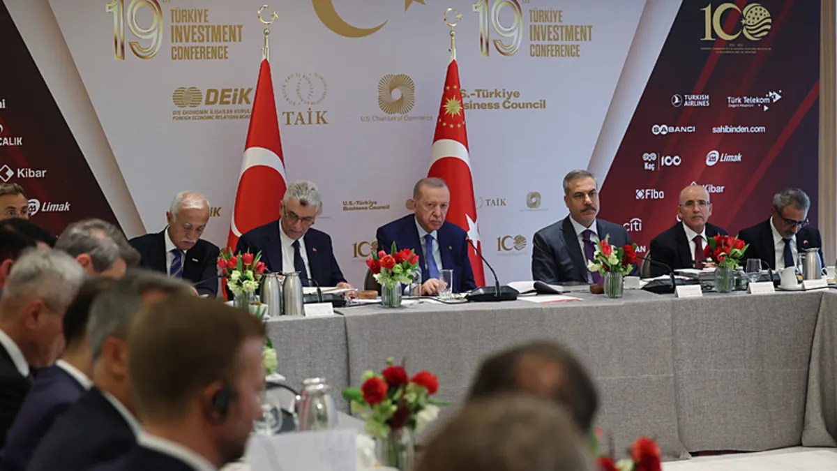 Erdoğan New York'ta iş dünyasıyla buluştu: 100 milyar dolar hedefi