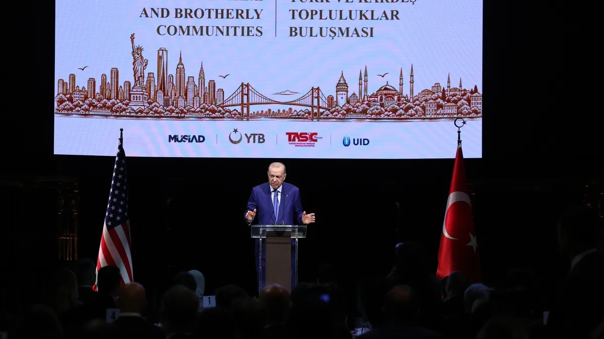 Erdoğan New York'ta Türk ve Kardeş Topluluklara Seslendi