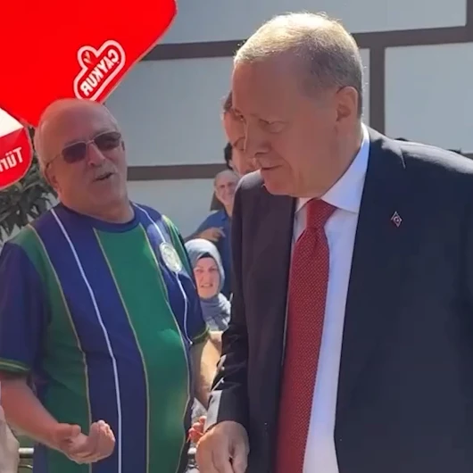 Erdoğan Rize'de komşularını ziyaret etti, Samsun'a geçti