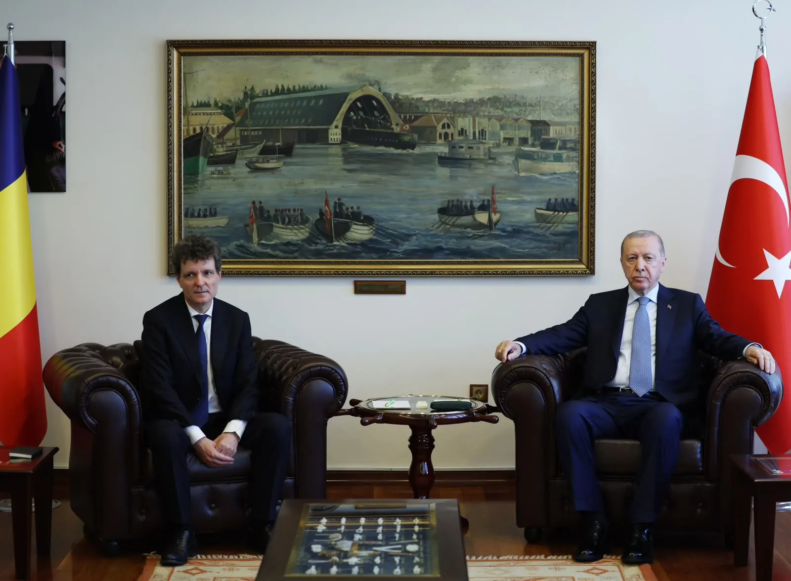 Erdoğan'dan Romanya'nın yeni Cumhurbaşkanı Dan ile ilk görüşme