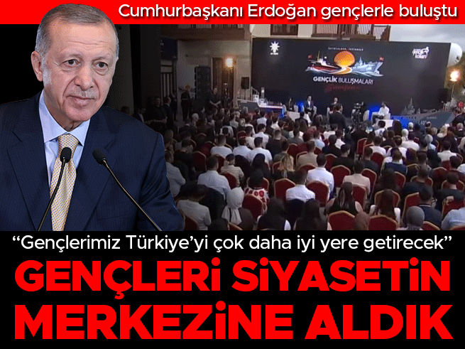 Erdoğan Samsun'da Gençlerle Buluştu: Yeni Projeler Müjdesi