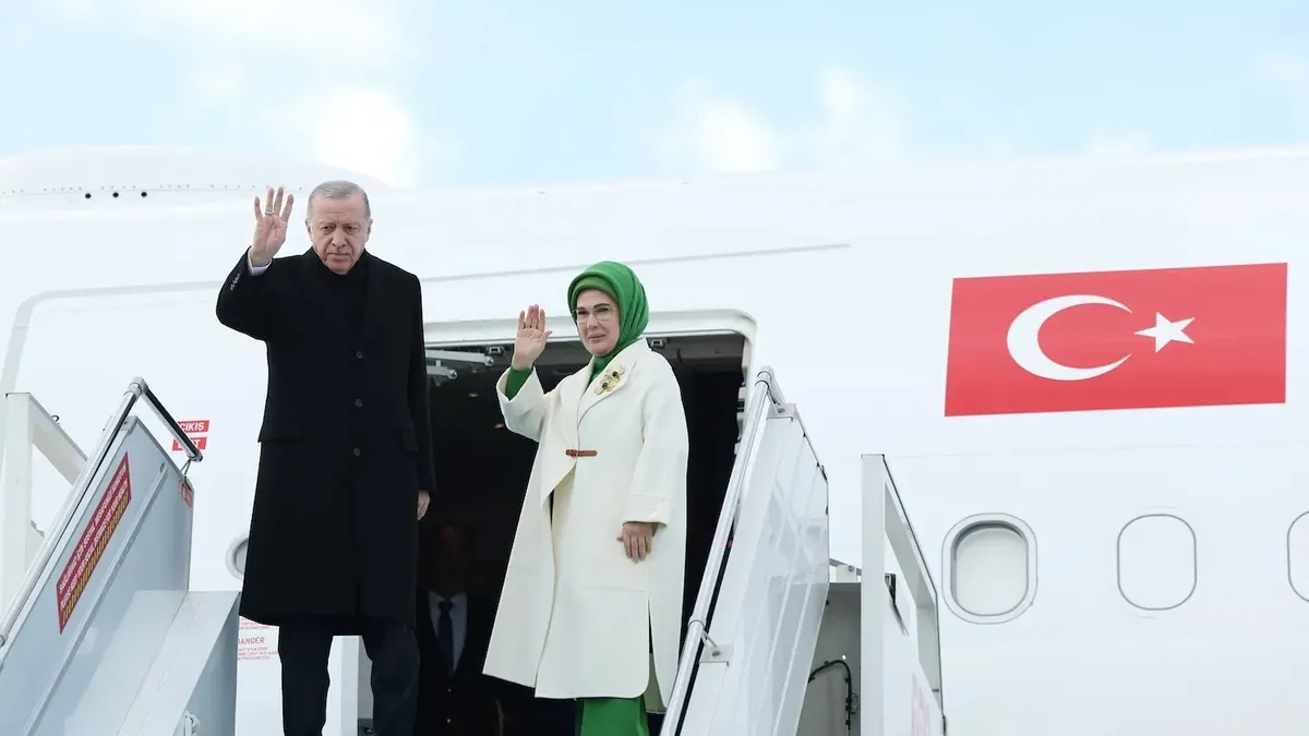 Erdoğan, Şanghay Zirvesi İçin Kırgızistan'a Hareket Etti
