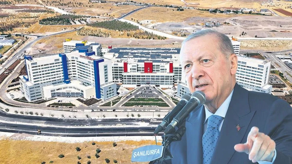 Erdoğan Şanlıurfa'da 2 Bin Yataklı Şehir Hastanesi'ni Açtı