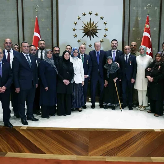 Erdoğan Şehit Ailelerini Kabul Etti: 'Türkiye'yi Bu Sıkıntıdan Ebediyen Kurtaracağız