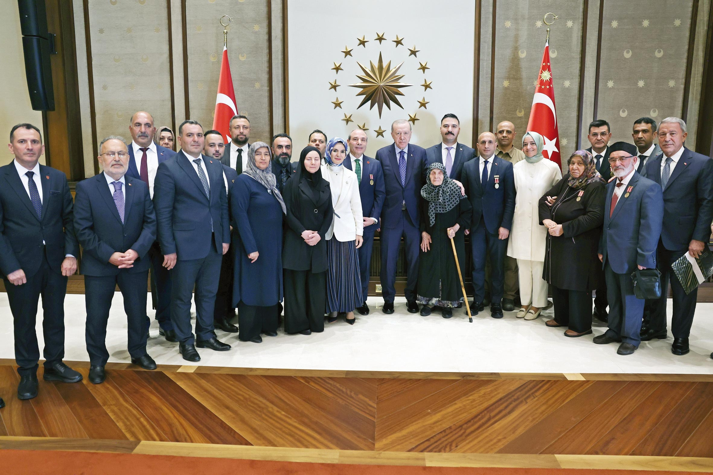 Erdoğan Şehit Aileleriyle Beştepe'de Buluştu