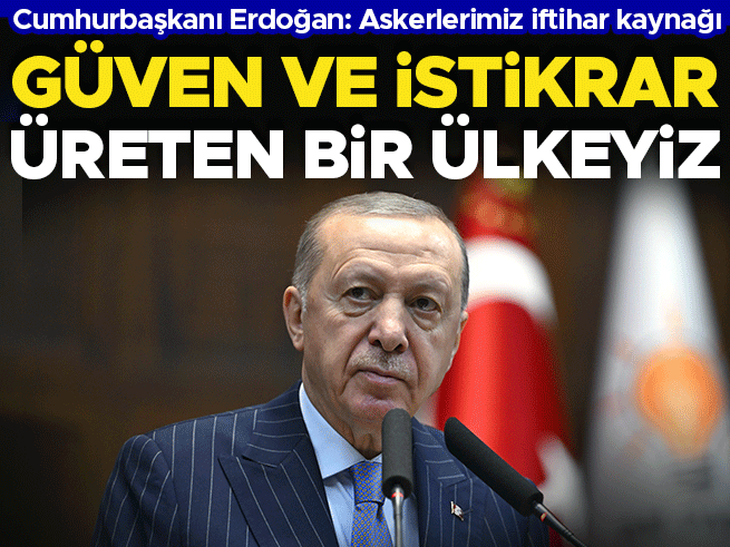 Erdoğan sınırda bayramlaştı: Türkiye güven ve istikrar üretiyor