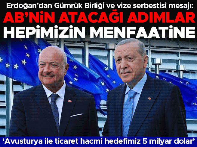 Erdoğan ve Stocker Ankara'da Ortak Basın Toplantısı Düzenliyor