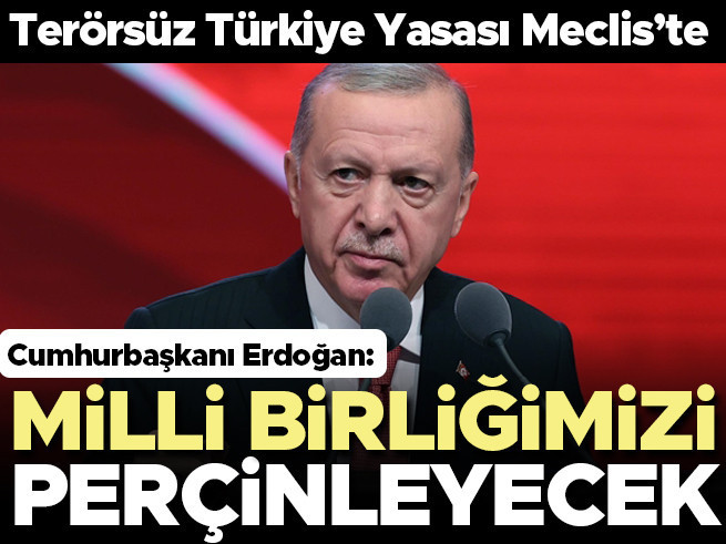 Erdoğan'dan 'Terörsüz Türkiye' Vurgusu: Milli Birlik Mesajı