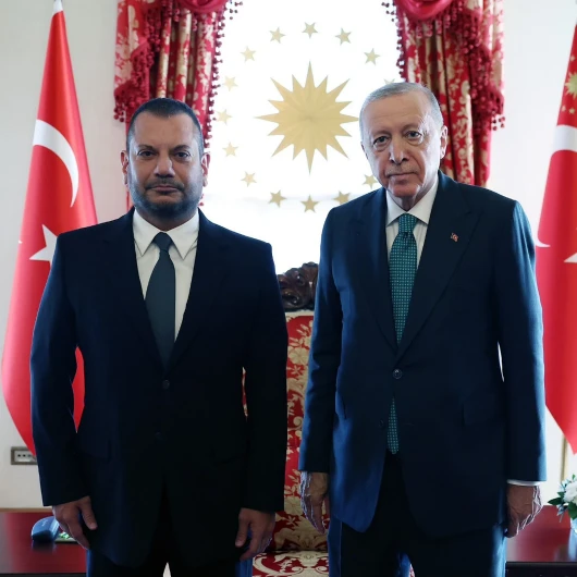 Erdoğan'dan Trabzonspor'a Dolmabahçe ziyareti