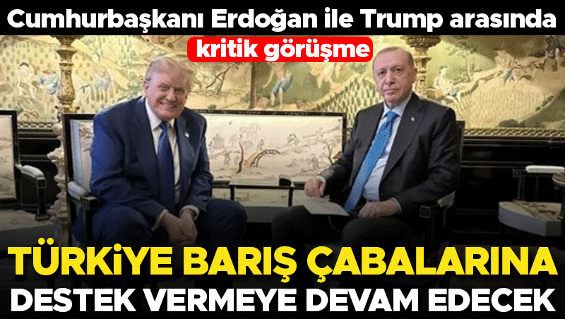 Erdoğan-Trump Görüşmesi: İkili İlişkiler ve Bölgesel Gelişmeler Masada