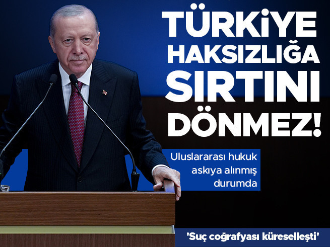 Erdoğan Uluslararası Adalet Zirvesi'nde Konuştu