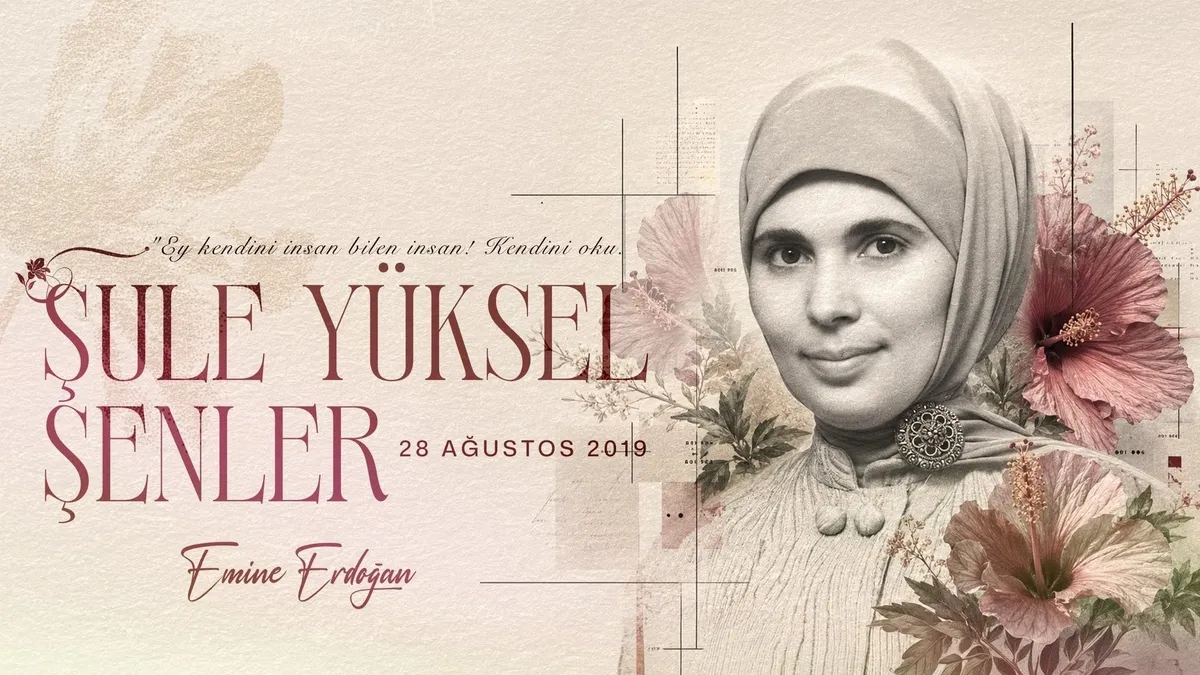 Erdoğan ve Emine Erdoğan'dan Şule Yüksel Şenler Anması: 'Kutup Yıldızları