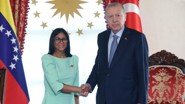 Erdoğan, Venezuela Veliahtı Rodriguez ile Görüştü