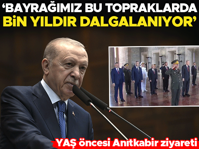 Erdoğan YAŞ Üyeleriyle Anıtkabir'de